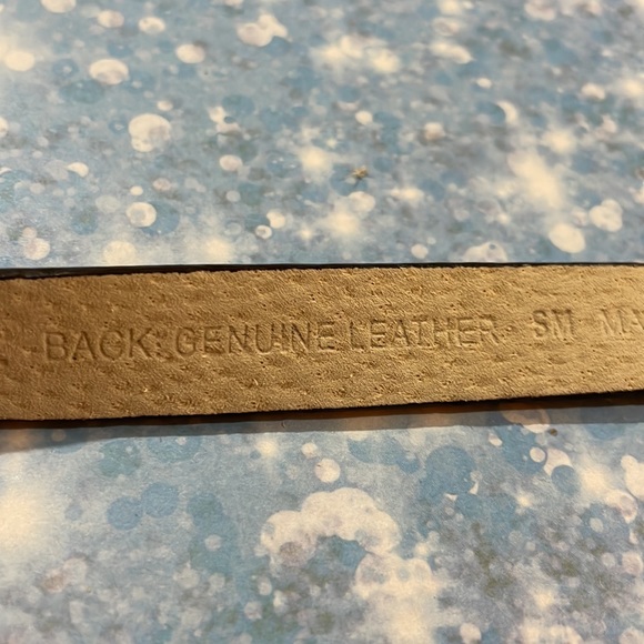 Chico's black Leather Belt. With beautifully Silver clasp join. Gorgeous - Picture 2 of 9